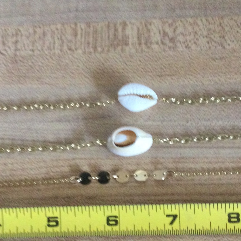 New 3 Ankle bracelet